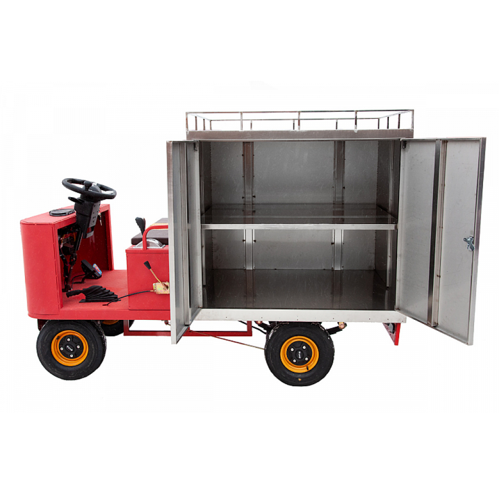 Платформенная тележка электрическая Rutrike КАРА КУНГ 4