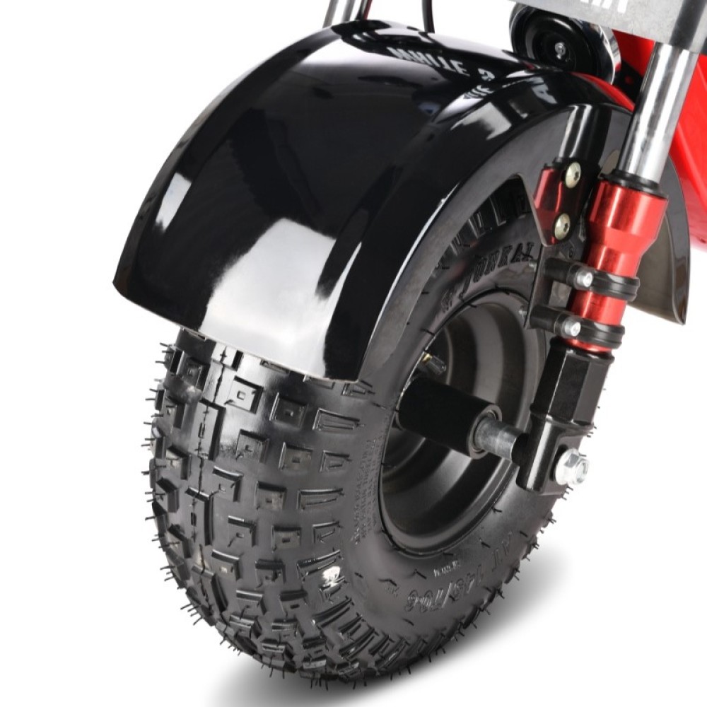 Электроскутер CityCoco WHITE SIBERIA MINI R 2.0 1200W (2022) BLACK 9