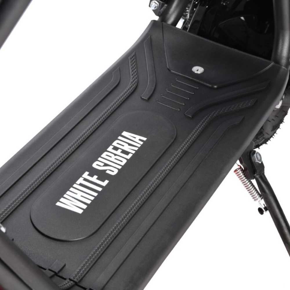 Электроскутер CityCoco WHITE SIBERIA MINI R 2.0 1200W (2022) BLACK 11