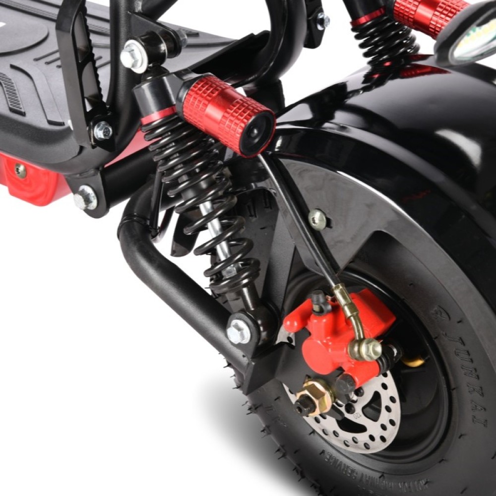 Электроскутер CityCoco WHITE SIBERIA MINI R 2.0 1200W (2022) BLACK 3