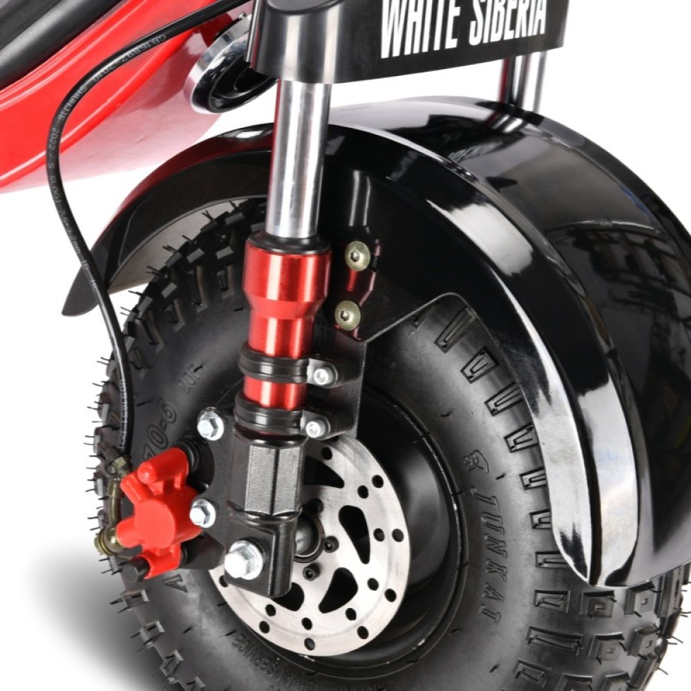 Электроскутер CityCoco WHITE SIBERIA MINI R 2.0 1200W (2022) BLACK 23