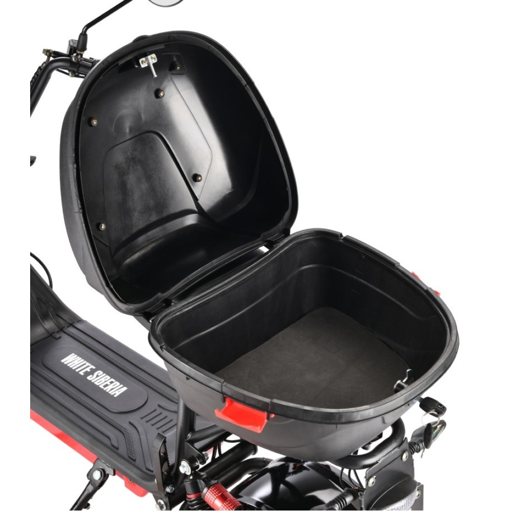 Электроскутер CityCoco WHITE SIBERIA MINI R 2.0 1200W (2022) BLACK 25