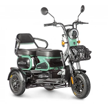 Электротрицикл Wanshida HOT HATCH 60V 650Вт Черно-зеленый