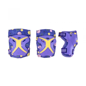 Набор защиты Tech Team Safe Fit Kids 3.0 Purple (Фиолетовый) Размер L